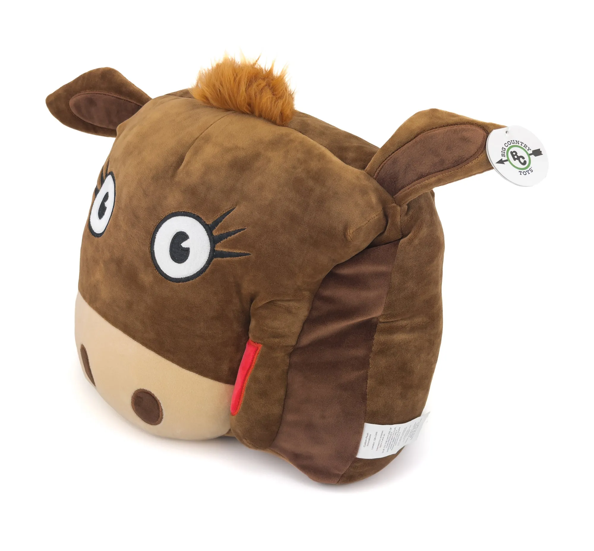 12" Scarlett the Red Angus Soft Plush Pillow
