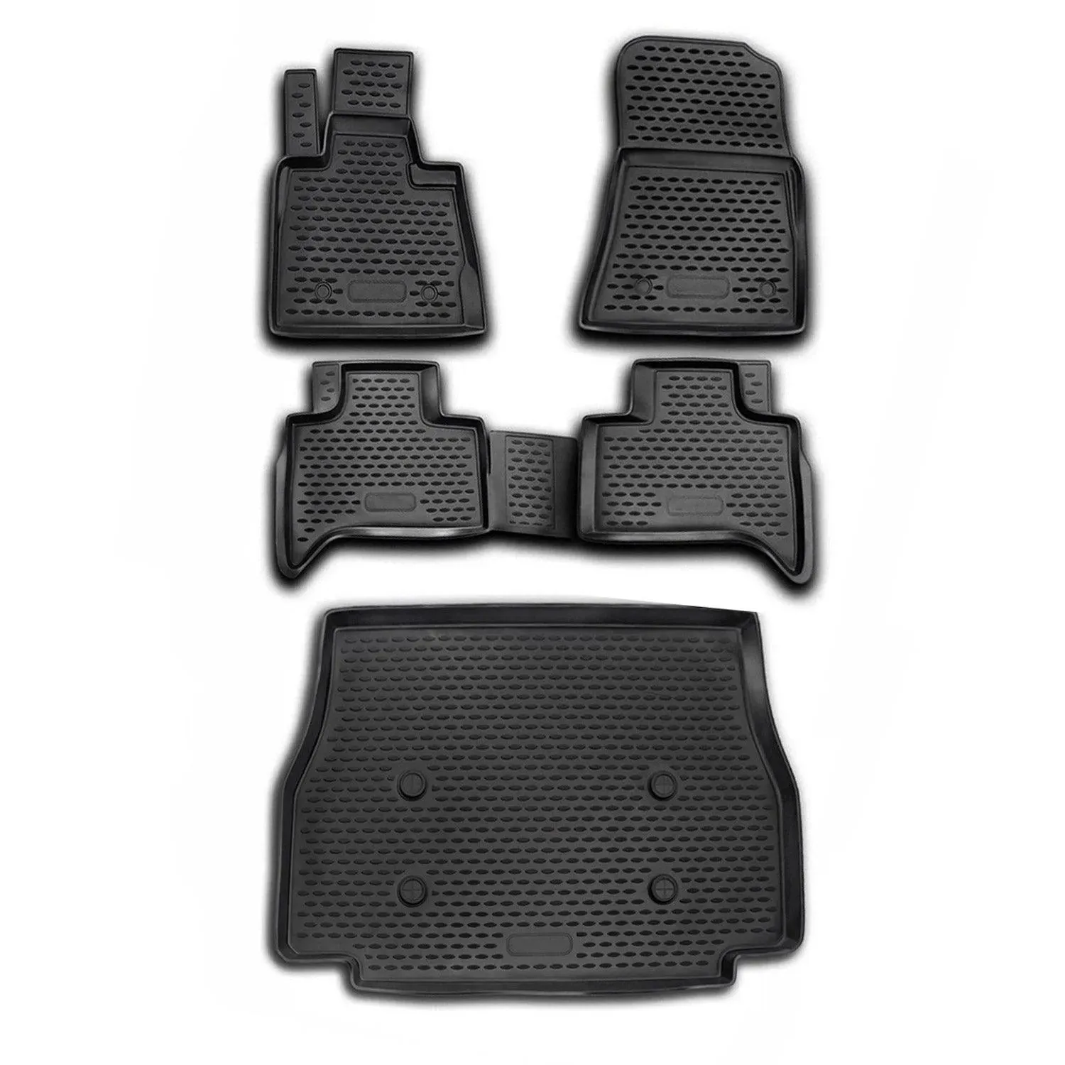 2000-2006 BMW X5 E53 Floor Mats & Cargo Liner Full Set All Weather Black