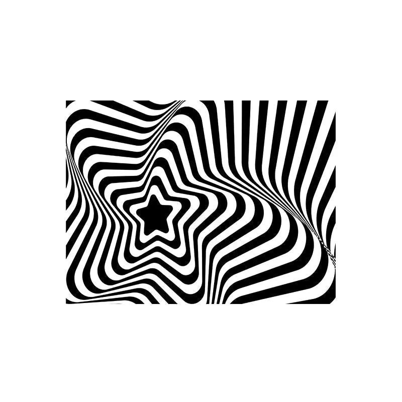 3D Optical Illusion Geometric Mat 60x90cm