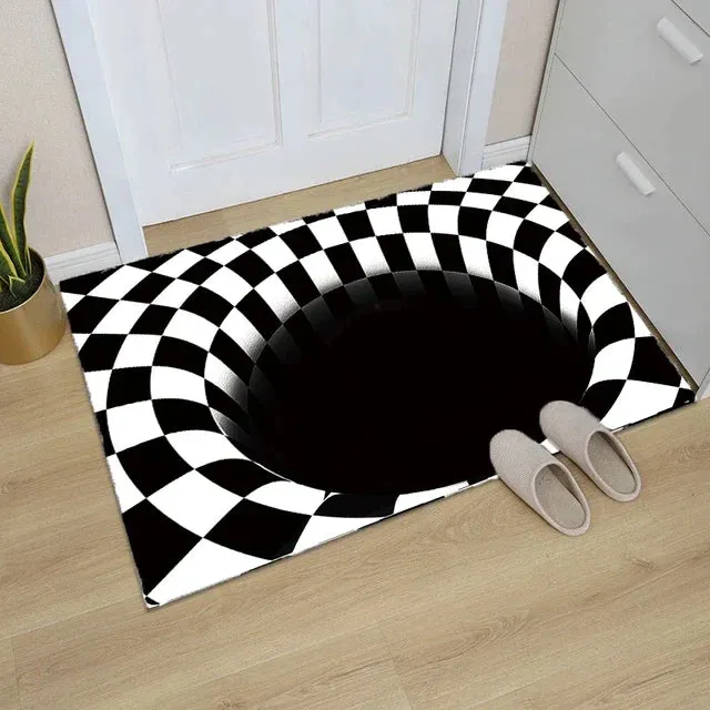 3D Optical Illusion Geometric Mat 60x90cm