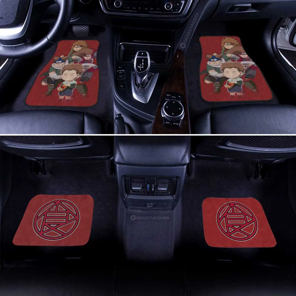 Akimichi Chouji Car Floor Mats Custom Car Accessories For Fans
