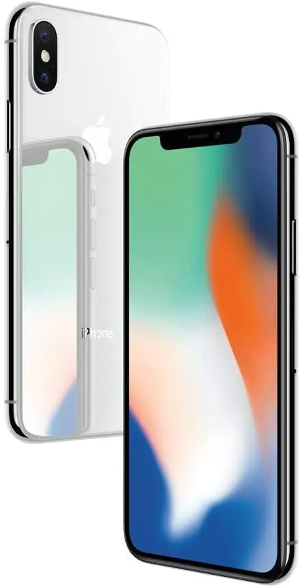 Apple iPhone X, 256GB, Silver, Unlocked
