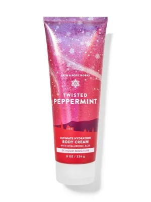 Bath & Body Works Twisted Peppermint Ultimate Hydration Body Cream 226g