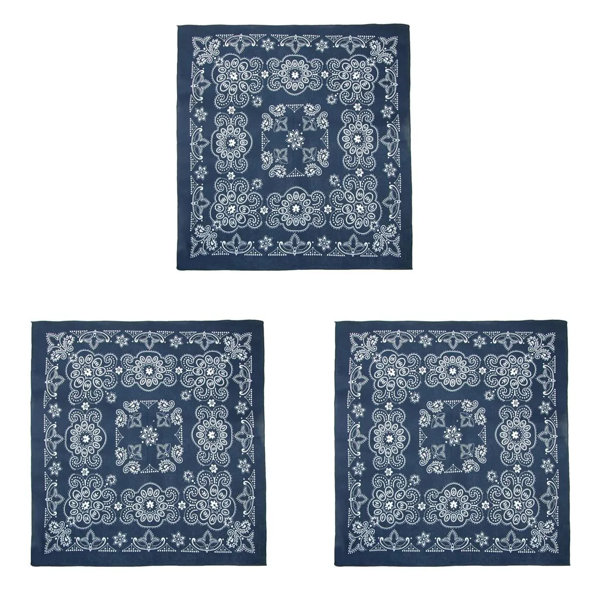 CTM® Cotton Giant-Danna Large Bandanas (Pack of 3)