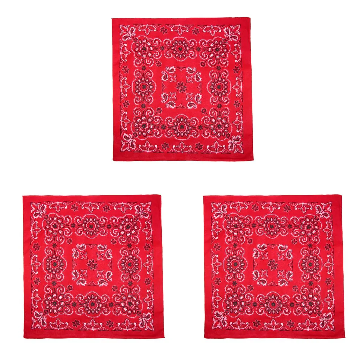 CTM® Cotton Giant-Danna Large Bandanas (Pack of 3)