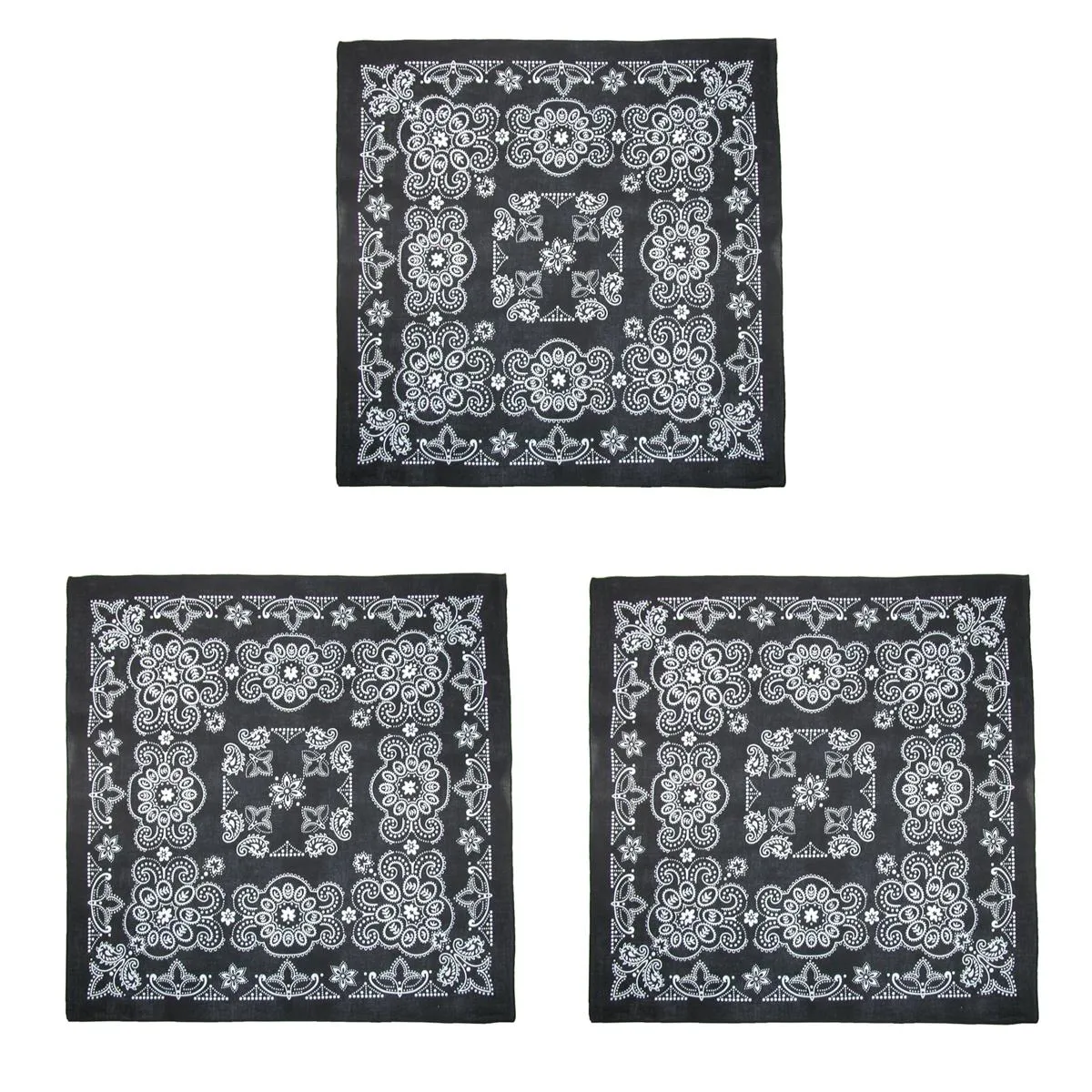 CTM® Cotton Giant-Danna Large Bandanas (Pack of 3)