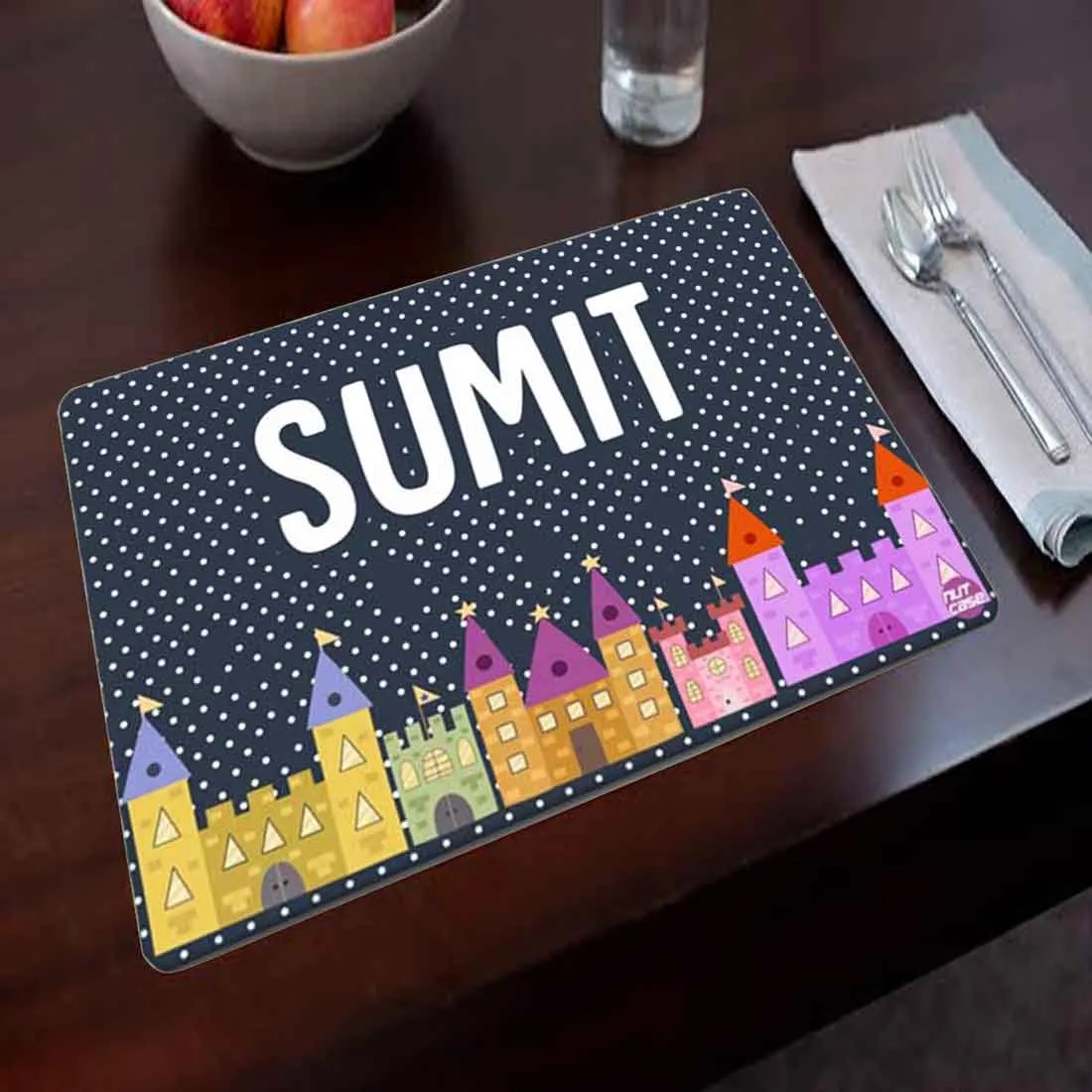 Custom Placemats Return Gifts for First Birthday Girl - Princess Palace