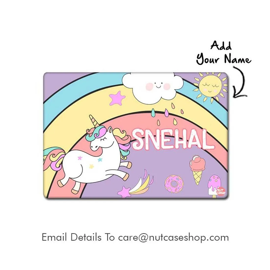 Customized Dining Table Mats Unicorn Birthday Return Gifts - Rainbow Sunshine
