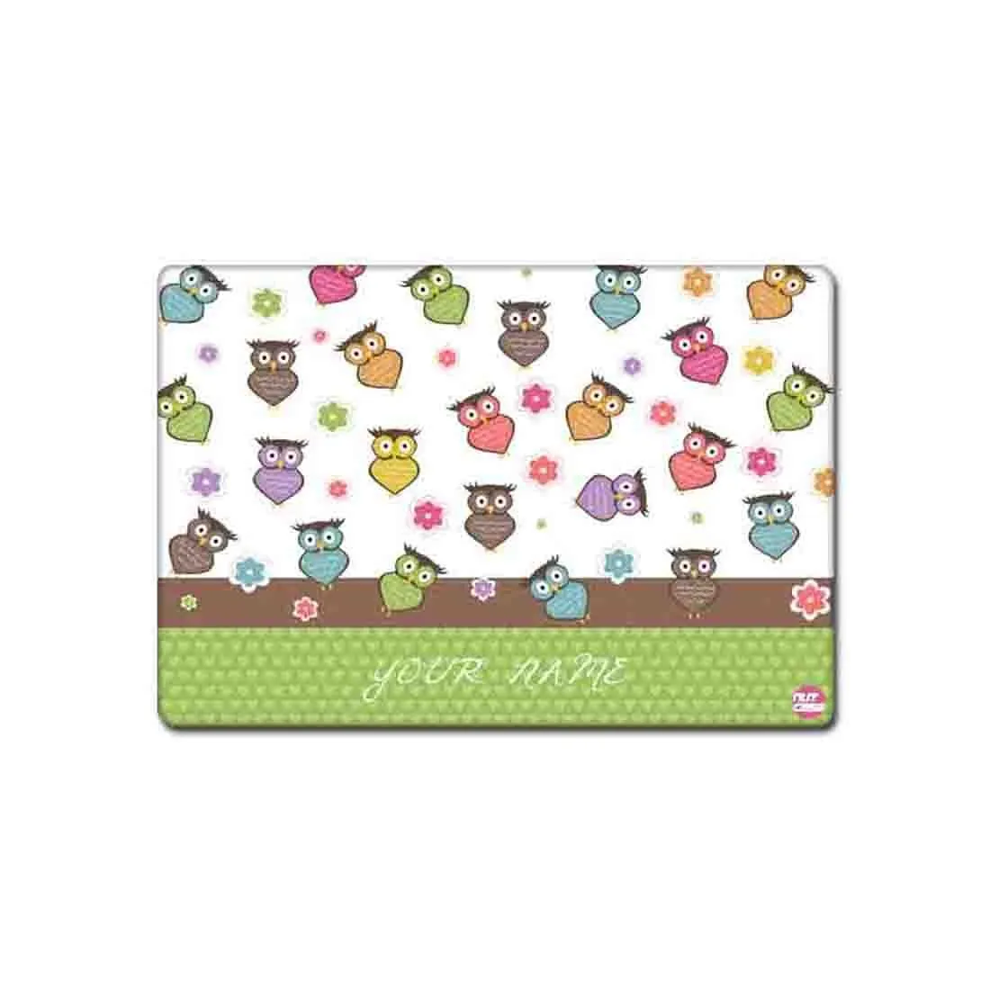 Customized Placemats Unique Return Gift ideas for 1st Birthday Party - Cute Owl