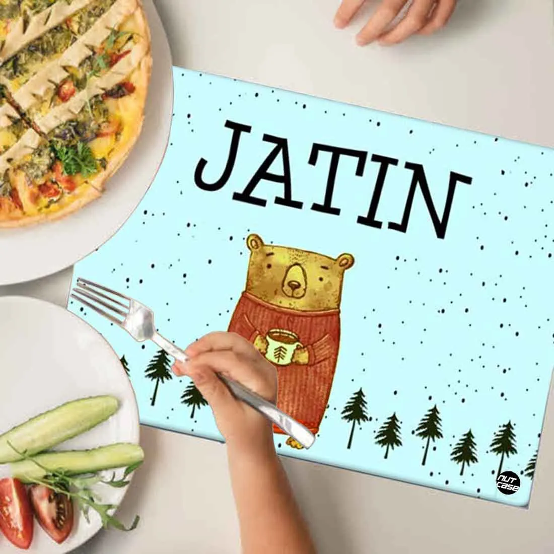 Customized Return Gifts for Birthday Personalized Tablemat - Cute Bear