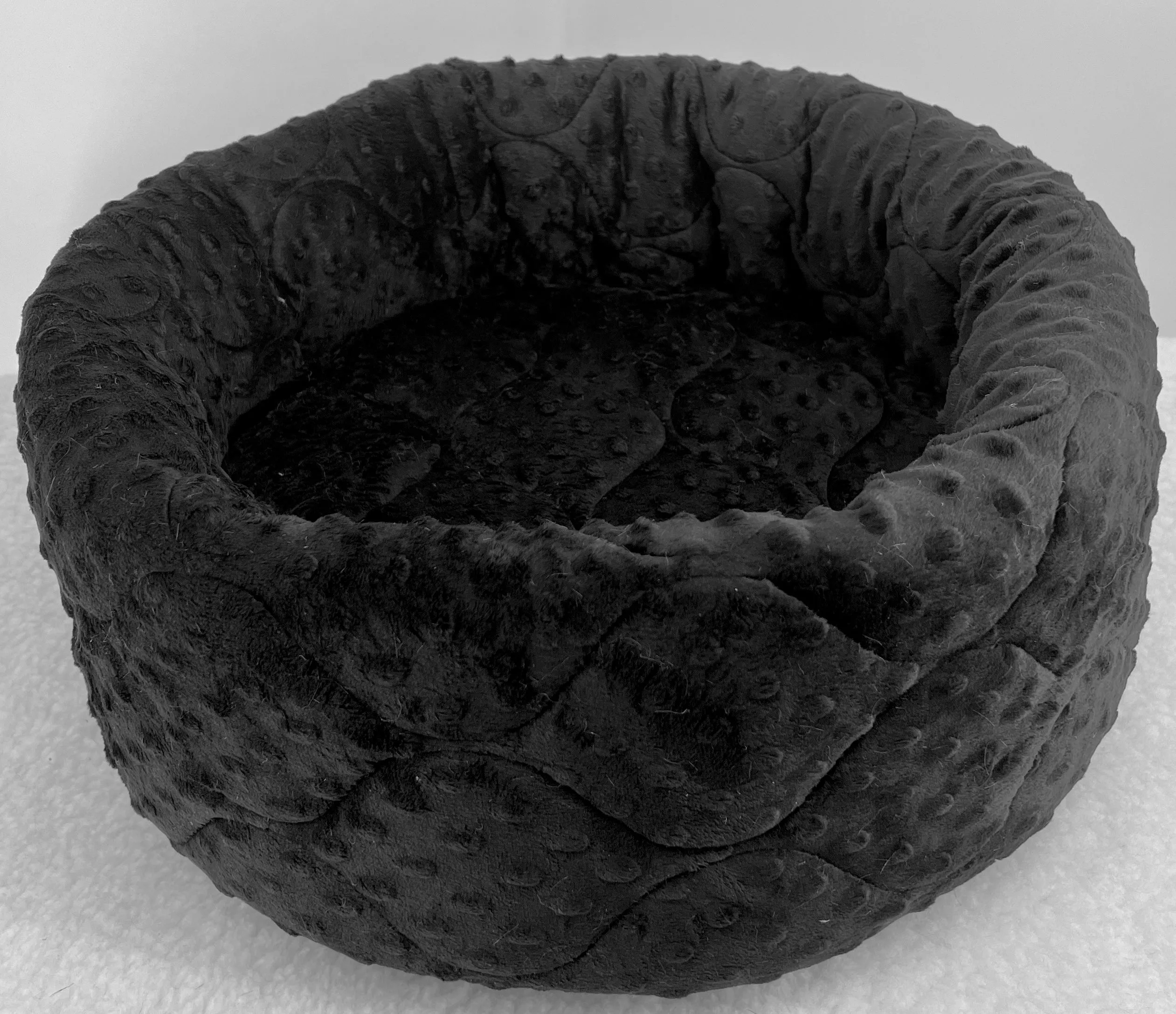 Donut Bed Minky Solids and Solid Minky Dots