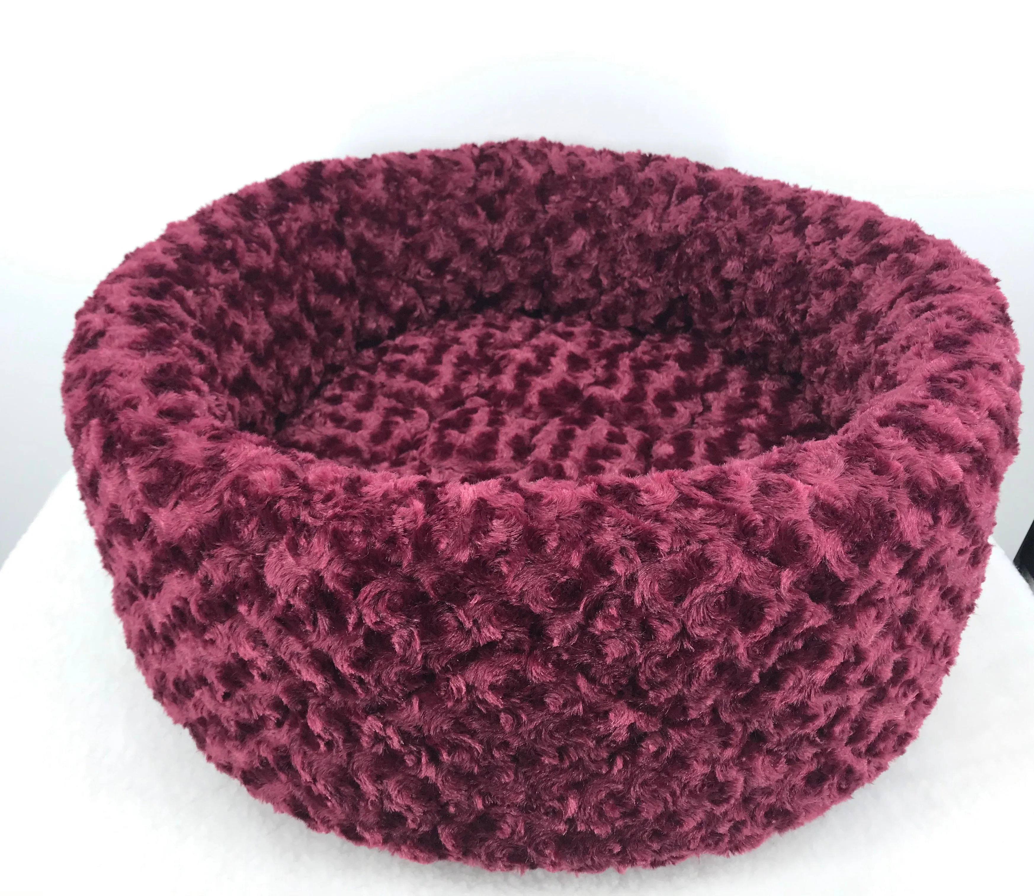 Donut Bed Minky Solids and Solid Minky Dots
