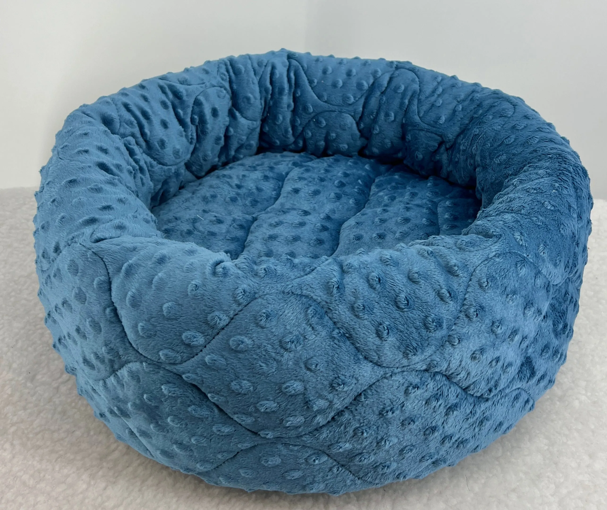 Donut Bed Minky Solids and Solid Minky Dots