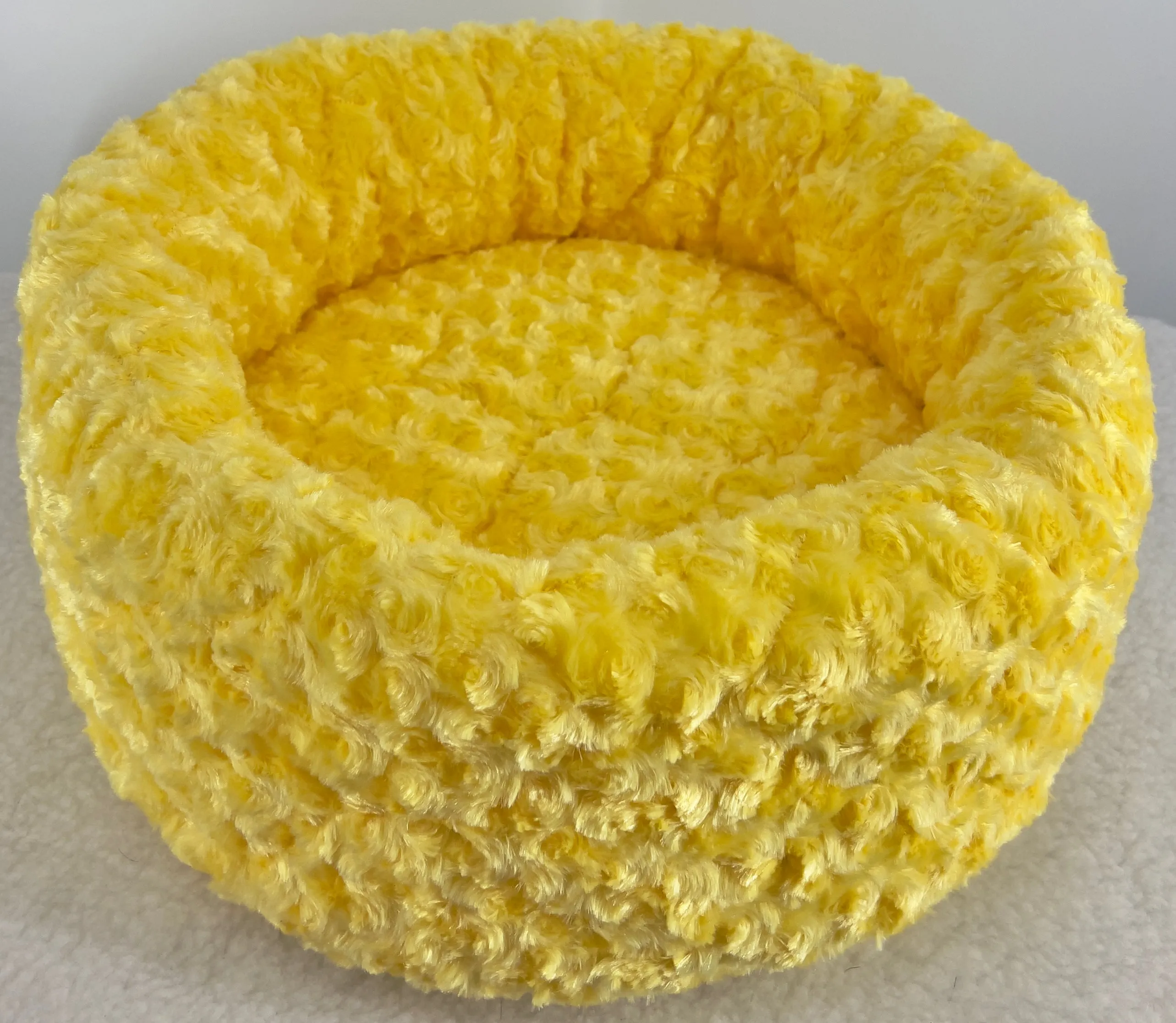 Donut Bed Minky Solids and Solid Minky Dots