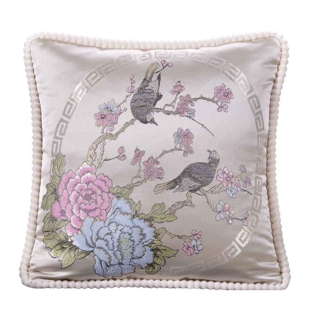 Embroidery Nordic Covers Jacquard Plush Cover for Pillow
