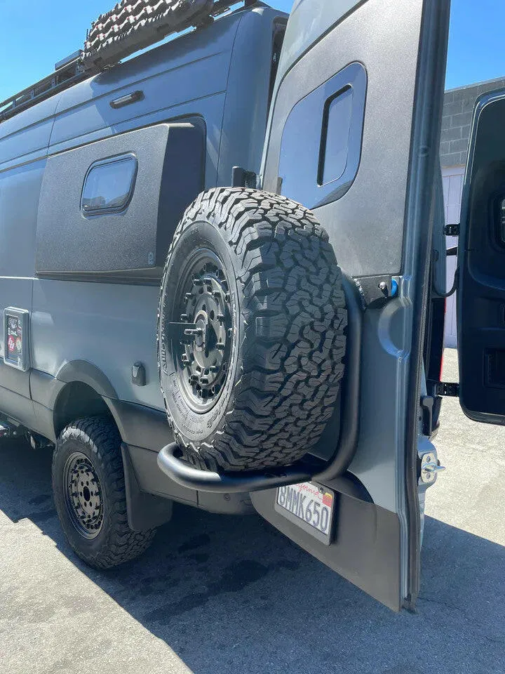 EXPEDITION TIRE CARRIER - ALUMINUM (2019  SPRINTER VAN & 2020 REVEL/STORYTELLER) VS30
