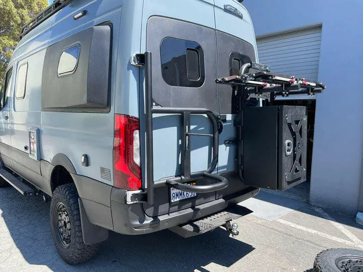 EXPEDITION TIRE CARRIER - ALUMINUM (2019  SPRINTER VAN & 2020 REVEL/STORYTELLER) VS30