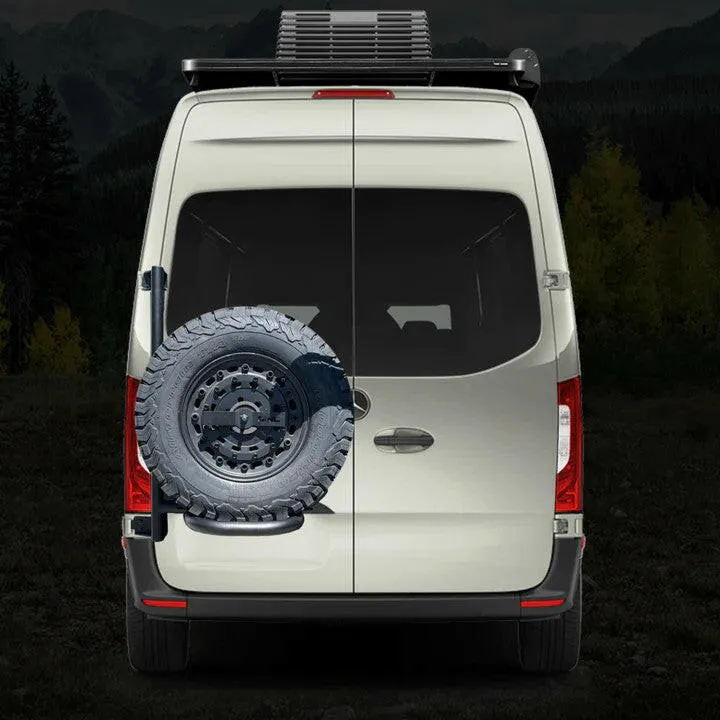 EXPEDITION TIRE CARRIER - ALUMINUM (2019  SPRINTER VAN & 2020 REVEL/STORYTELLER) VS30