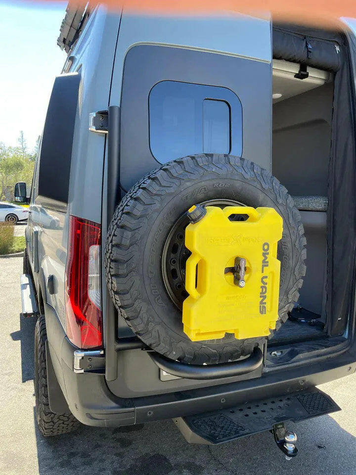 EXPEDITION TIRE CARRIER - ALUMINUM (2019  SPRINTER VAN & 2020 REVEL/STORYTELLER) VS30