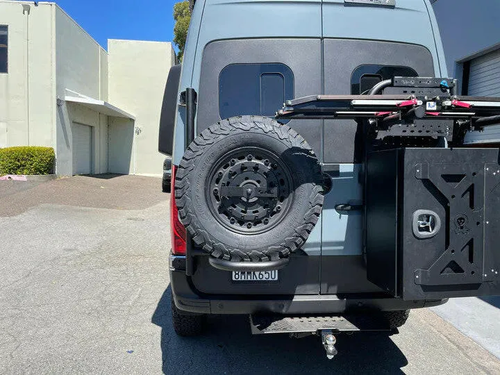 EXPEDITION TIRE CARRIER - ALUMINUM (2019  SPRINTER VAN & 2020 REVEL/STORYTELLER) VS30