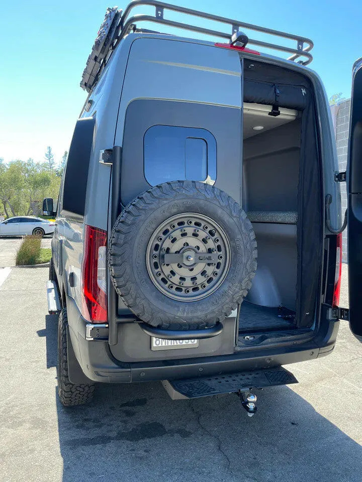 EXPEDITION TIRE CARRIER - ALUMINUM (2019  SPRINTER VAN & 2020 REVEL/STORYTELLER) VS30