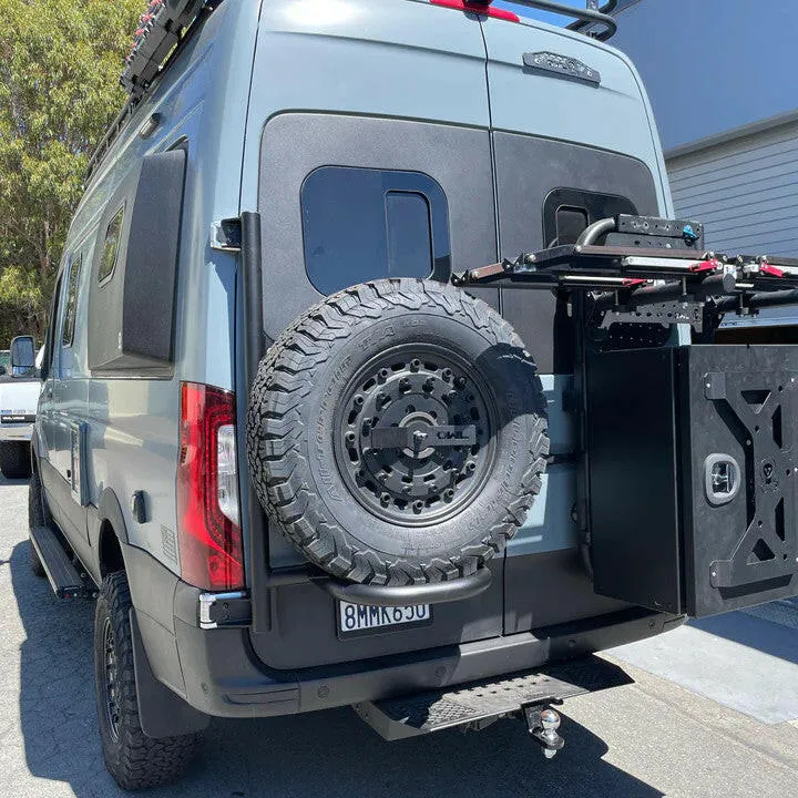 EXPEDITION TIRE CARRIER - ALUMINUM (2019  SPRINTER VAN & 2020 REVEL/STORYTELLER) VS30