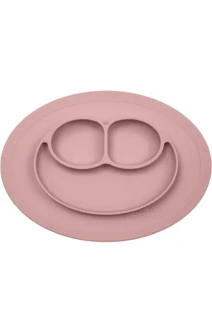 ezpz Mini Mat Silicone Suction Plate with Built (Blush)