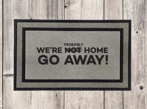 Go Away Welcome Mat