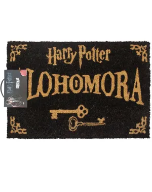 Harry Potter Alohomora Black Door Mat