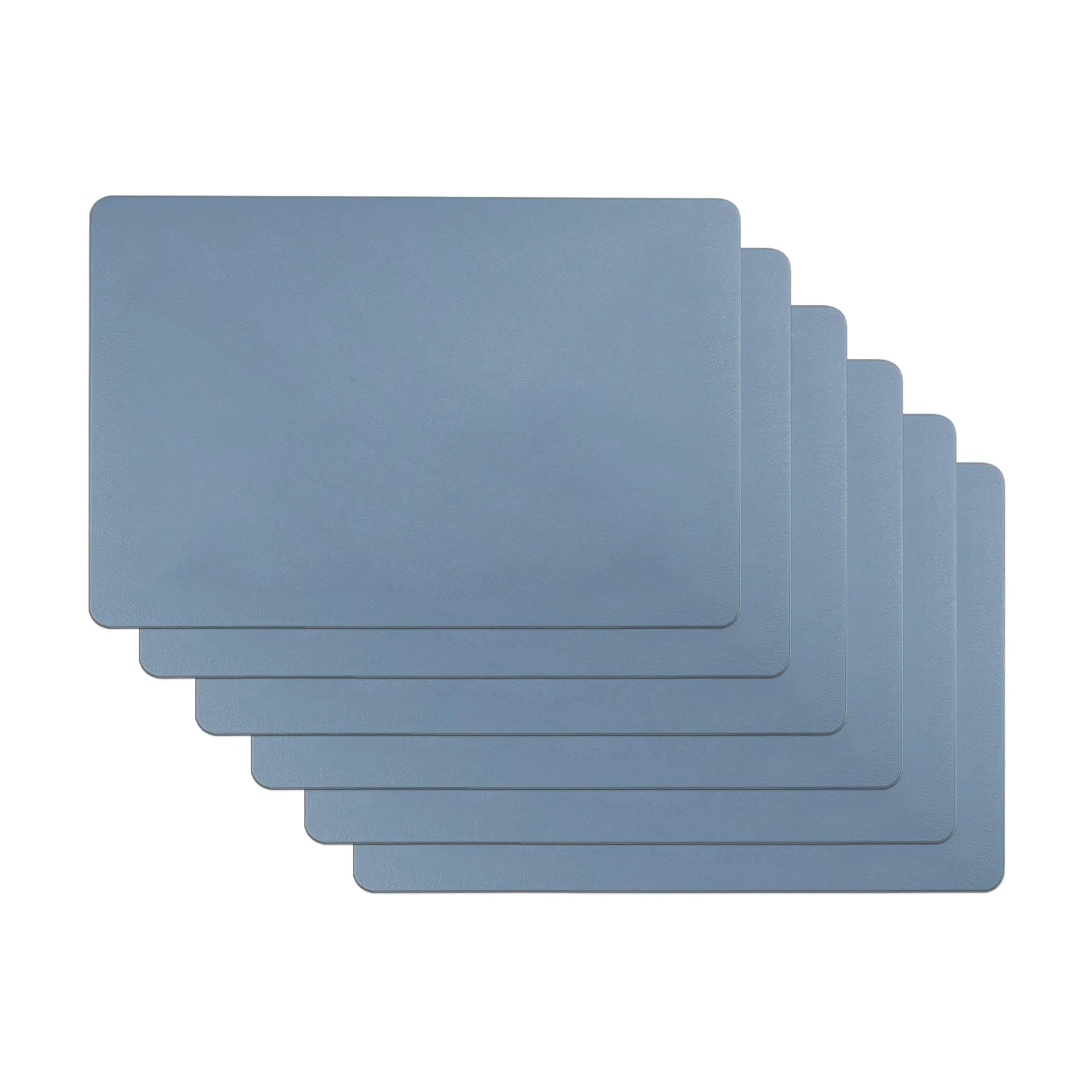 Kuber Industries 30 Pcs Waterproof Dining Table Mats | Anti-Skid Placemats for Food Plates & Hot Pots | for Home & Restaurants - Blue