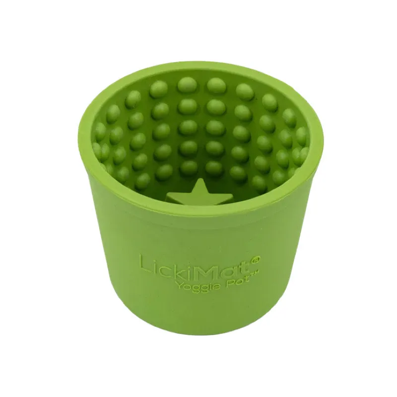 LickiMat Yoggi Pot Green