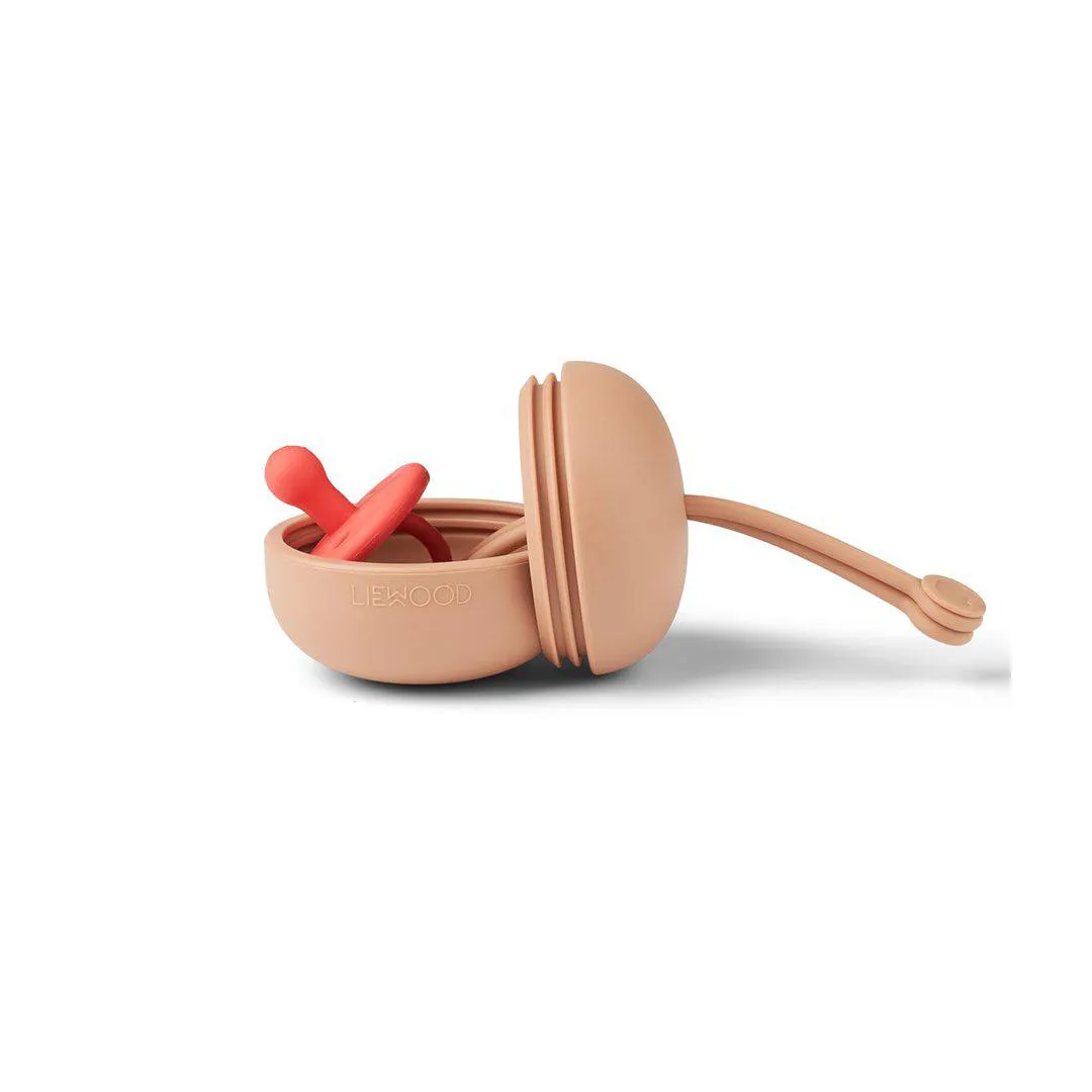 Liewood Philip Pacifier Box - Tuscany Rose