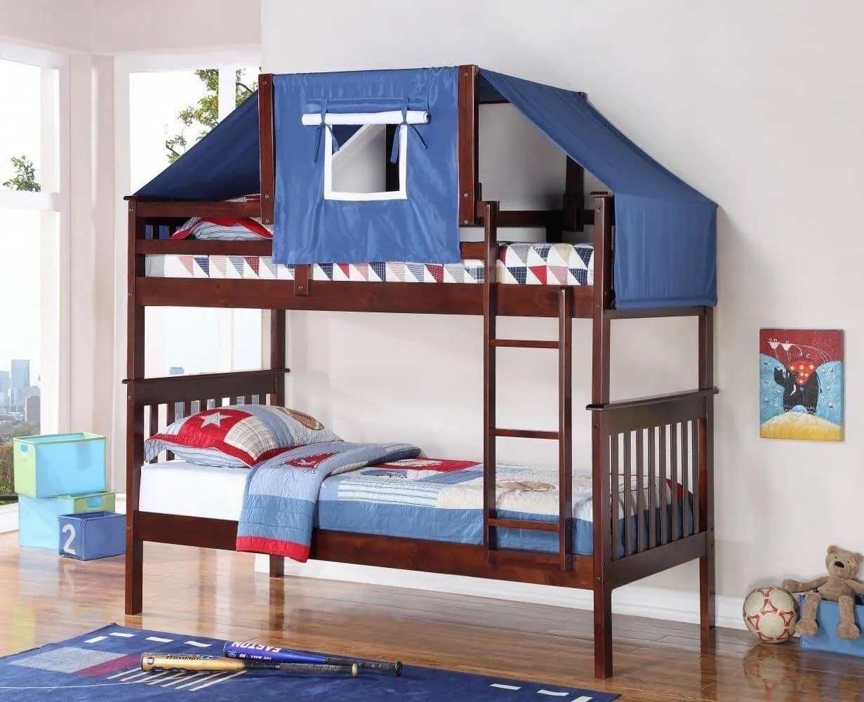 Logan Bunk Bed Tent Kit in Blue