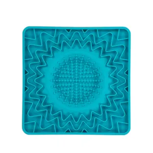 Messy Mutts Frame Spill Resistant Silicone Lick Mat Feeder, Multiple Colors