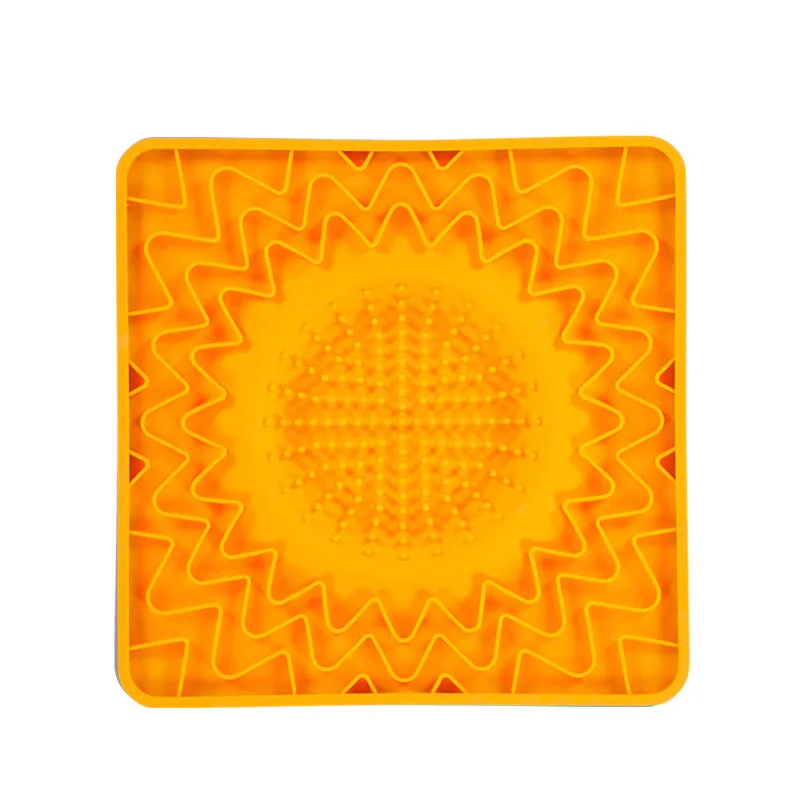 Messy Mutts Frame Spill Resistant Silicone Lick Mat Feeder, Multiple Colors