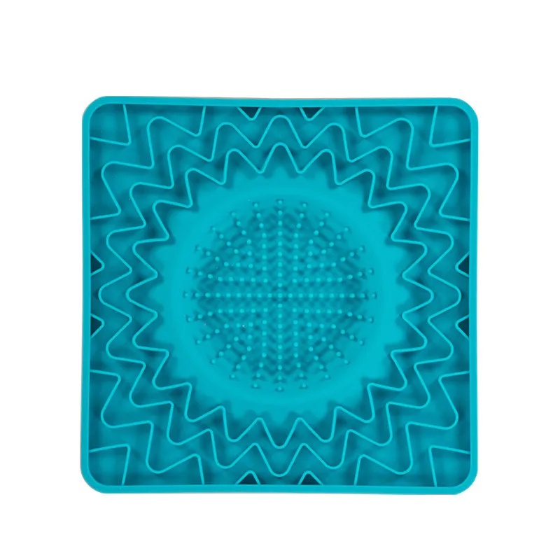 Messy Mutts Frame Spill Resistant Silicone Lick Mat Feeder, Multiple Colors