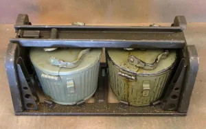 MG 34 MG 42 Belt Carrier in Tranport Frame: WWII & Post War Mix