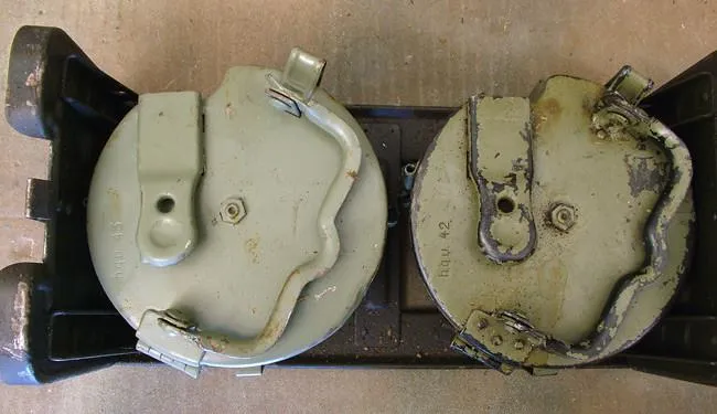 MG 34 MG 42 Belt Carrier in Tranport Frame: WWII & Post War Mix