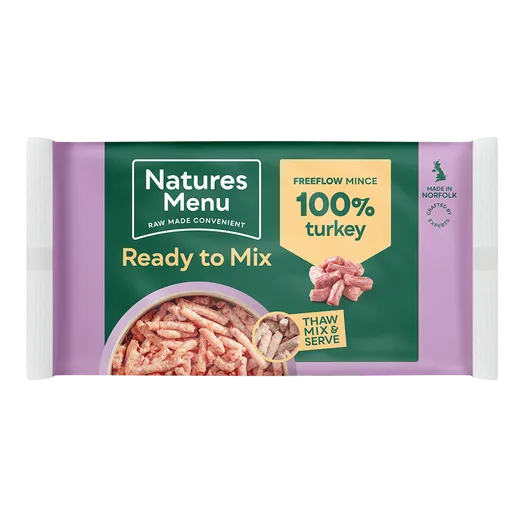 Natures Menu Ready To Mix 100% Turkey Freeflow 2kg