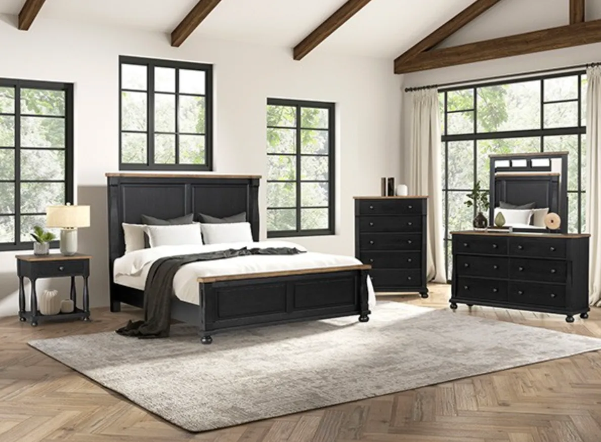 Noelle Wood Bed Frame