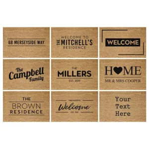 Personalised Design Door Mat