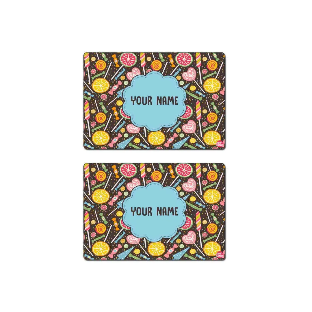 Personalised Return Gifts for Birthday Party Table Mats  - Lemon & Candy