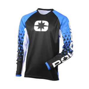 Polaris  Youth Blue Turbo Jersey Off-Road Riding Moisture-Wicking Ventilated
