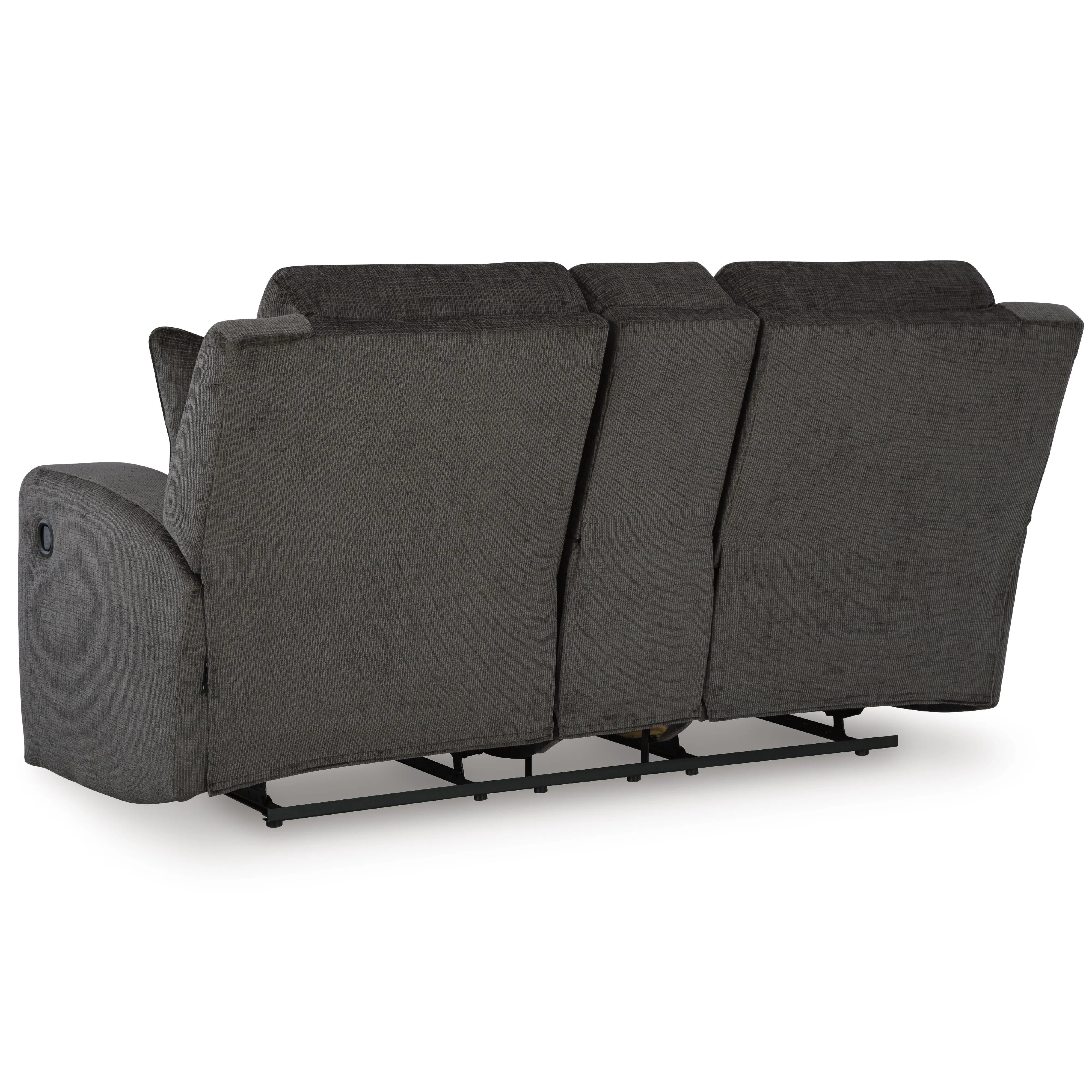 Signature Design by Ashley Kanlow Reclining Fabric Loveseat with Console 3860794