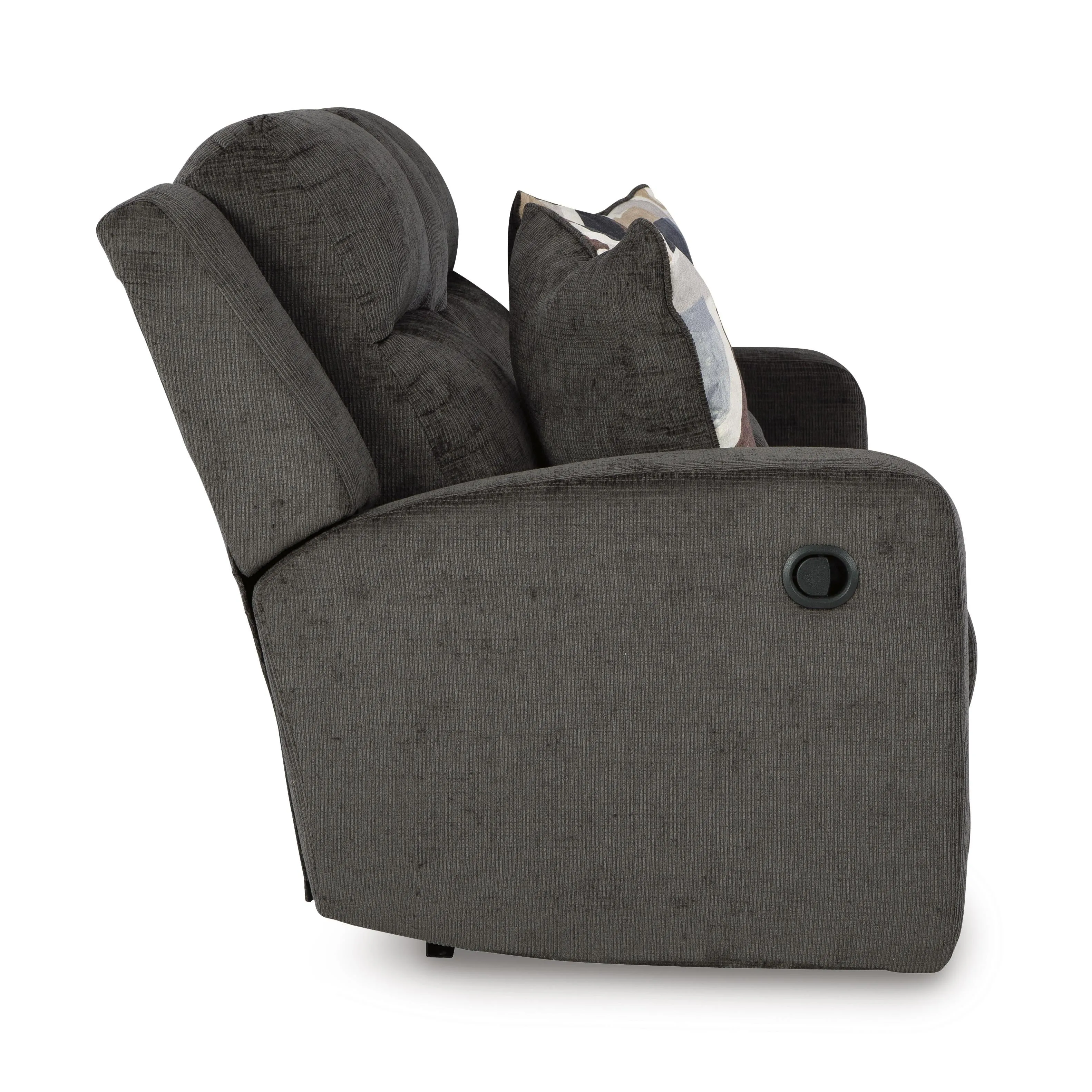 Signature Design by Ashley Kanlow Reclining Fabric Loveseat with Console 3860794