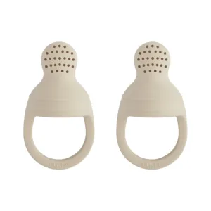 Silicone Fresh Food Feeder Set of 2 - Shifting Sand
