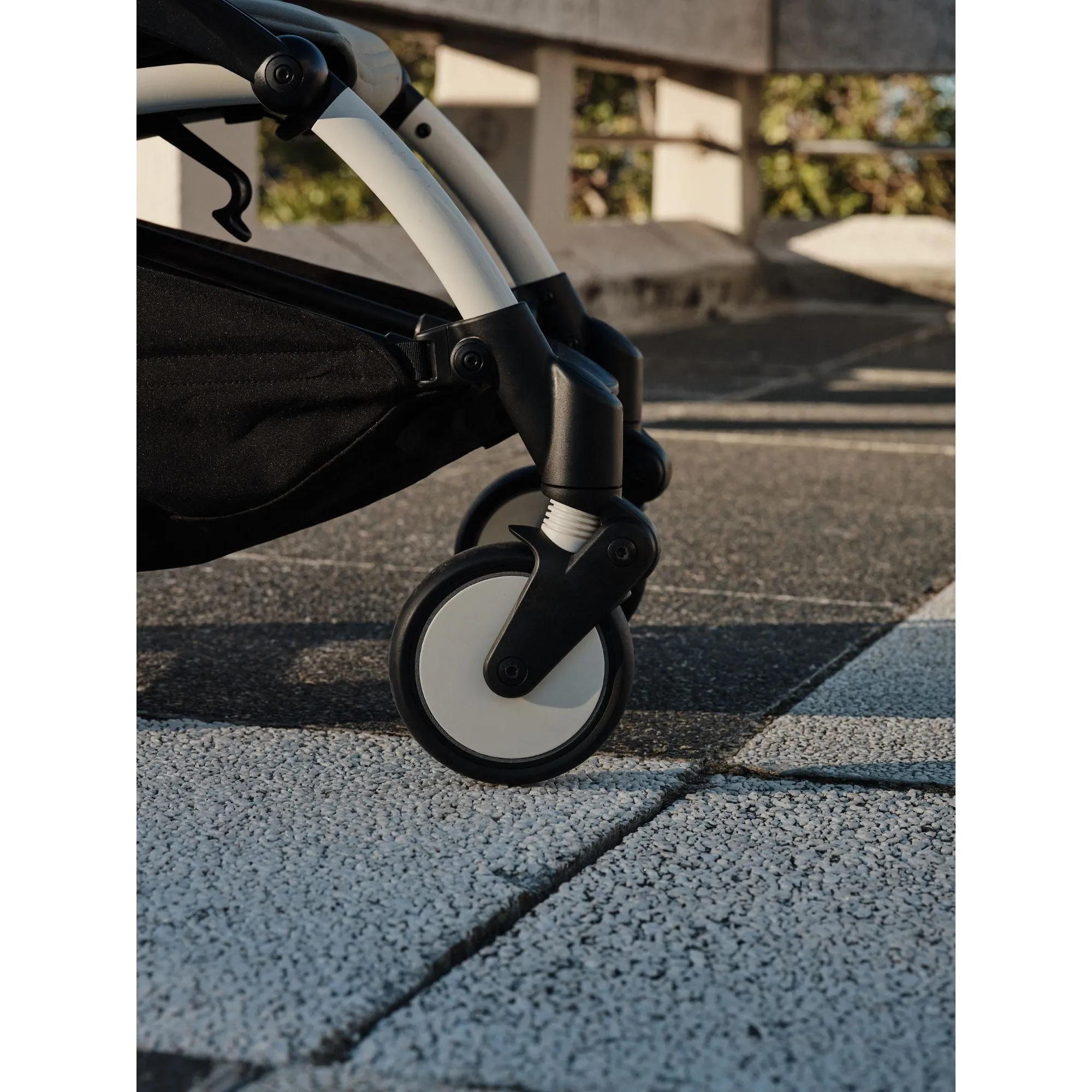 Stokke YOYO³ 6  Baby Stroller Set - Black Frame with Aqua 6  Color Pack