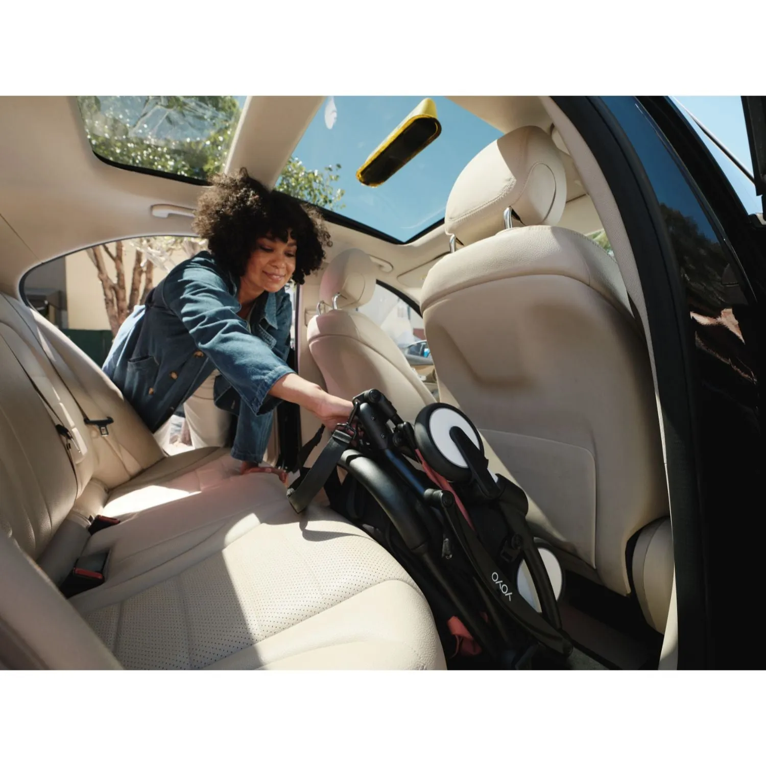 Stokke YOYO³ 6  Baby Stroller Set - Black Frame with Taupe 6  Color Pack