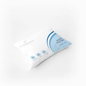 The Byke Home Comfort Sleep Pillow | 16 x 24 Pack of 4 | Premium IMP Fiber | Suitable for All Sleeping Positions | No Flatness, Comfortable, Durable, Soft & Washable – Ultra White