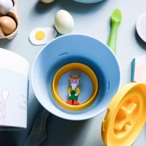 Treasure Bowl - Blue and Yellow